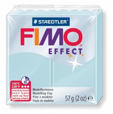 Gyurma, 57 g, égethető, FIMO "Effect", jégkristály