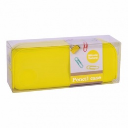 Tolltartó, cipzáras, szilikon, APLI "Fluor", neon sárga