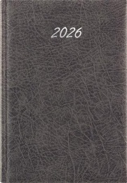 Naptár, tervező, B5, heti, DAYLINER, "Rebel", szürke