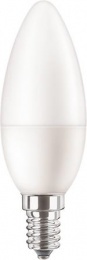 LED izzó, E14, gyertya, B35, 5W, 470lm, 6500K, PHILIPS "CorePro"